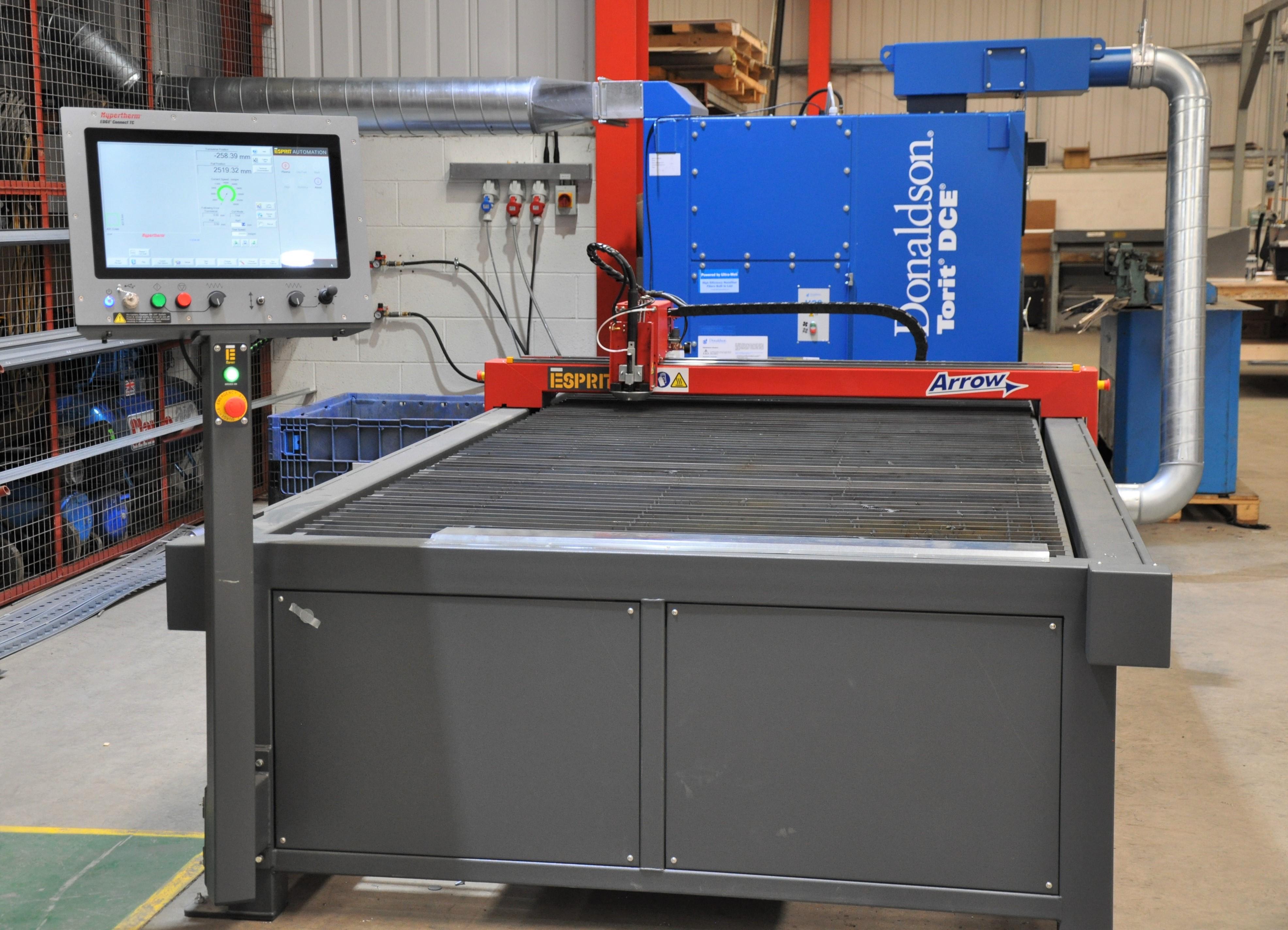 Read more about the article New CNC Plasma Cutter installed at our extensive works facility